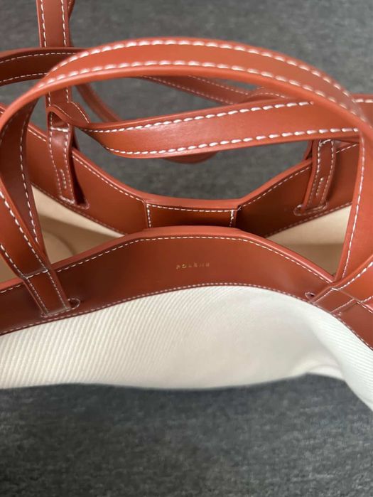 Чанта  Polene Cyme Cognac