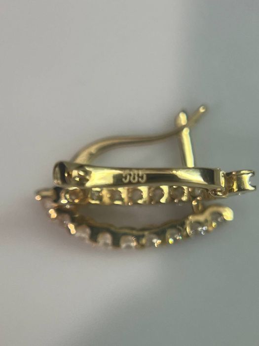 Золотые серьги/BariBarShop/0•0•24