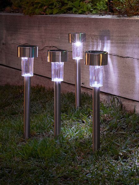 Комплект от 6 броя LED соларни лампи