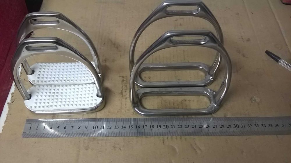 Опори за крака при яздене на кон - неръждаеми хромникелови