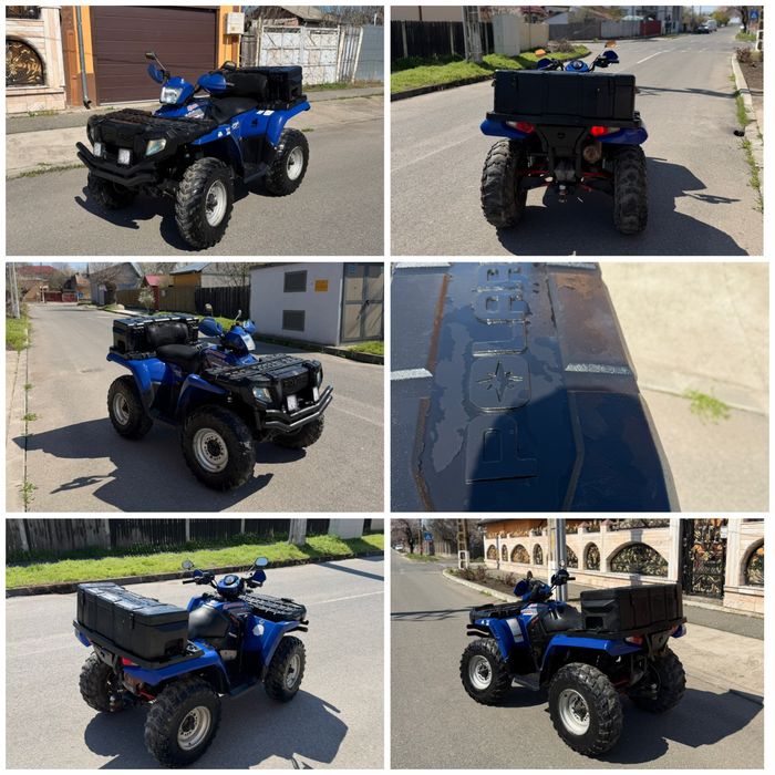 Polaris Sportsman 4x4 500cc H.O. 34cp 2006 impecabil, refacut complet ,9000 de km reali!