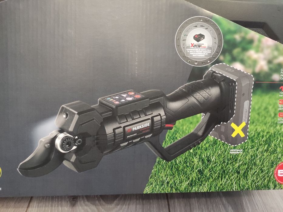 Foarfeca de crengi 20 V Parkside Performance pe acumulator