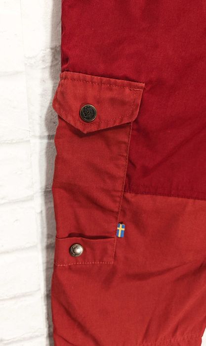 FJALLRAVEN G 1000 Дамски карго червен туристически панталон размер 40