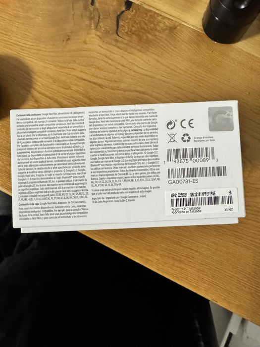 Google NestMini 2nd Generation