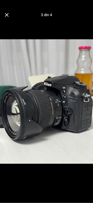 Nikon D7200+ obiectiv sigma 17-50mm