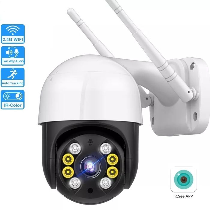 3mp Camera IP supraveghere (2304x1296p) exterior wifi PTZ icsee