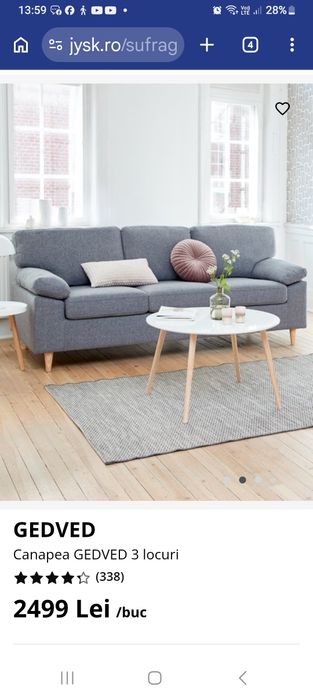 Canapea GEDVED 3 locuri