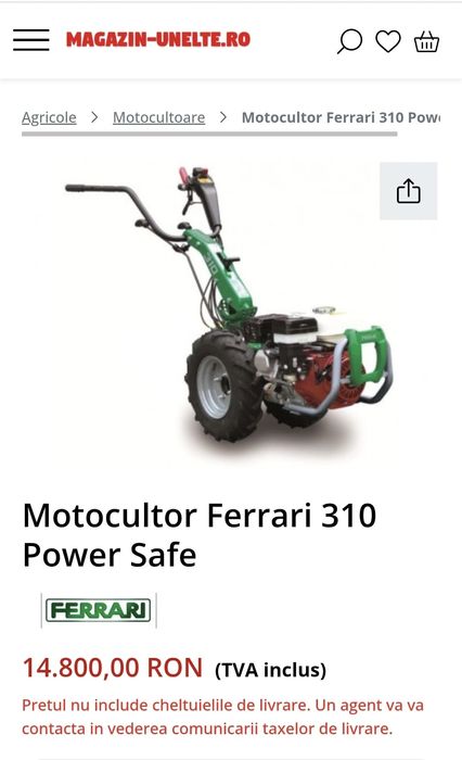 Motocultor BCS / FERRARI 310 Powersafe