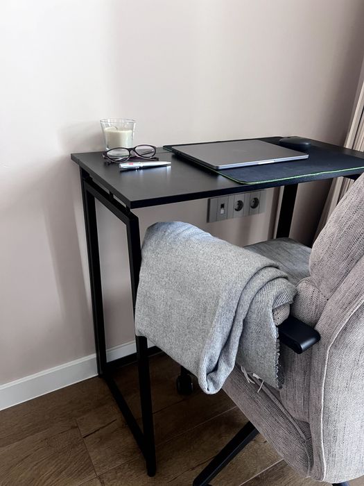 Сгъваемо офис бюро Mark Adler Leader 1.5, 80/40/75 см - Черно