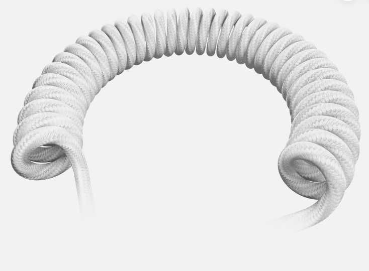 ^ Комплект кейкапов RAZER PBT Keycap + Coiled Cablee - Mercury