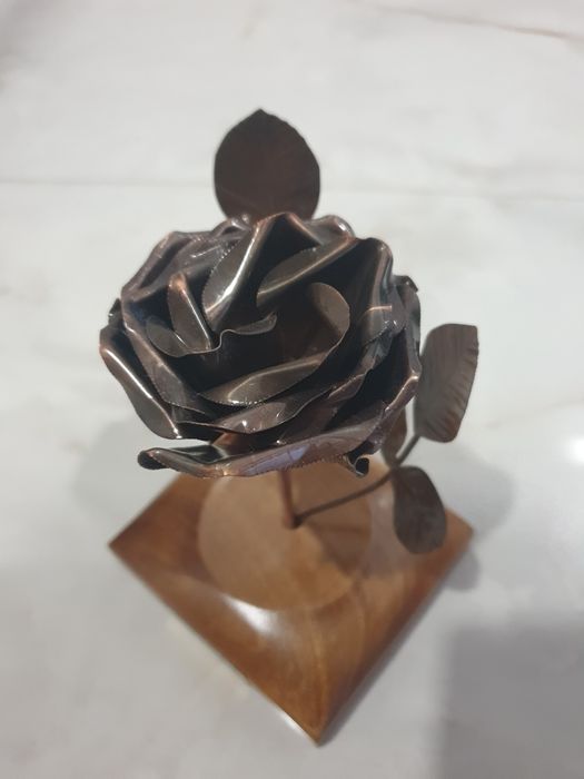 Медна Роза {ръчно изработена}