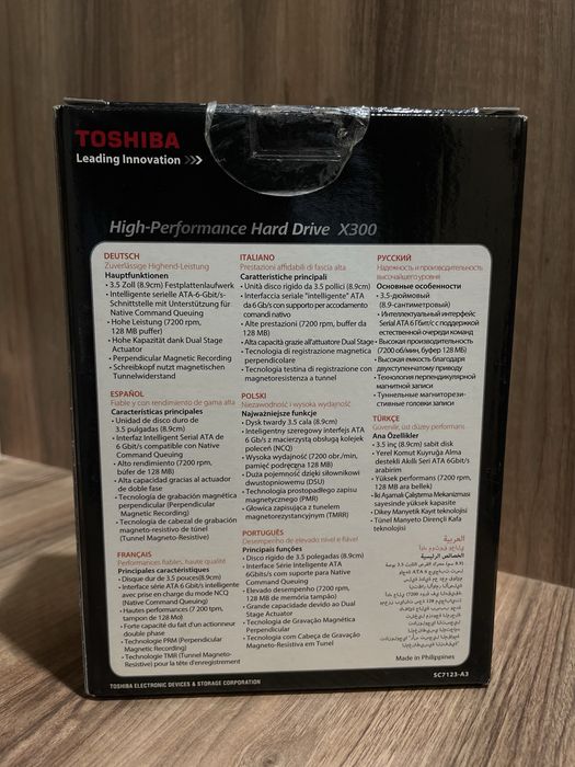 Жесткий диск Toshiba Х300 5 ТБ