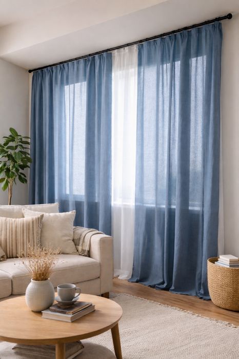 Продам шторы под лен.