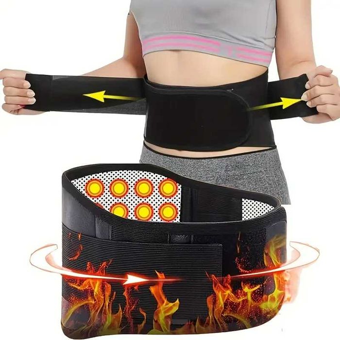 Турмалинов колан против болка в гърба и кръста със затоплящ ефект