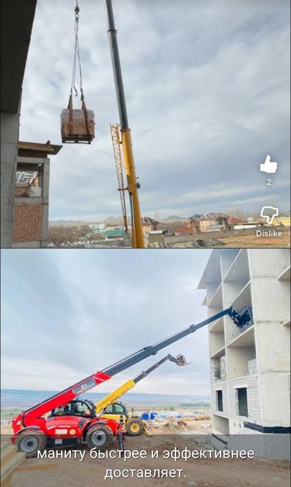 Маниту телескопический погрузчик