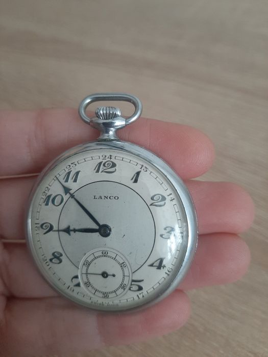 Ceas de buzunar LANCO, mecanic, Swiss Made - Vintage funcțional