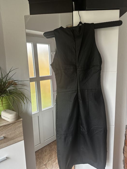 Rochie din piele ecologica