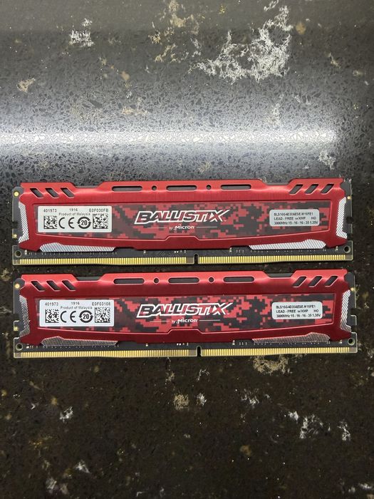 Crucial ballistix ddr4 32gb 16x2 3000