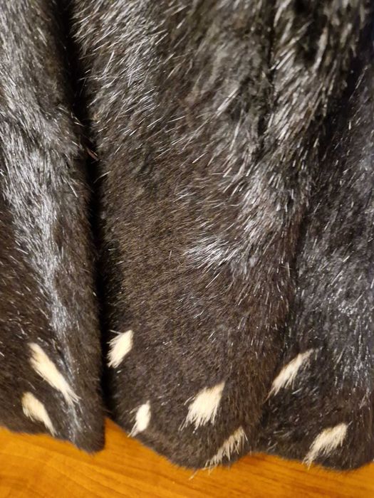 Haina blana naturala dama Nutrie