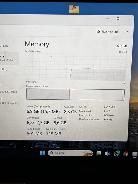 Laptop dell inspirion