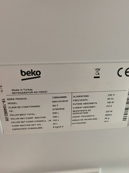 Frigider Beko cu congelator