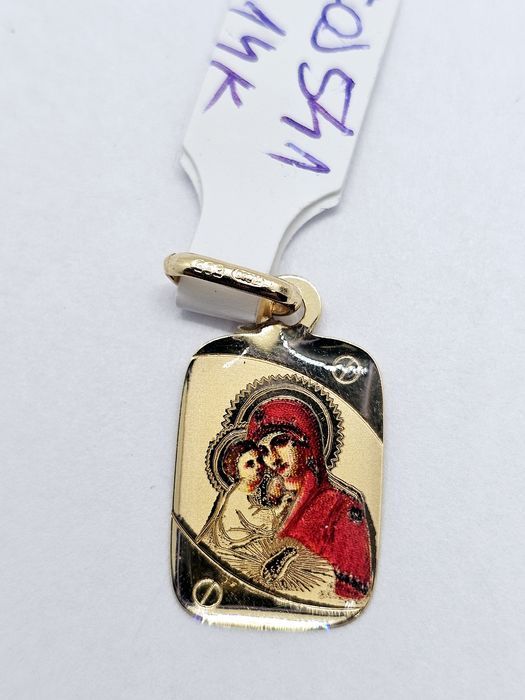 Vand pandant din aur 14 k 1.02 g cod 541