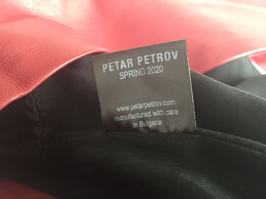 Кожена рокля Petar Petrov, S, нова