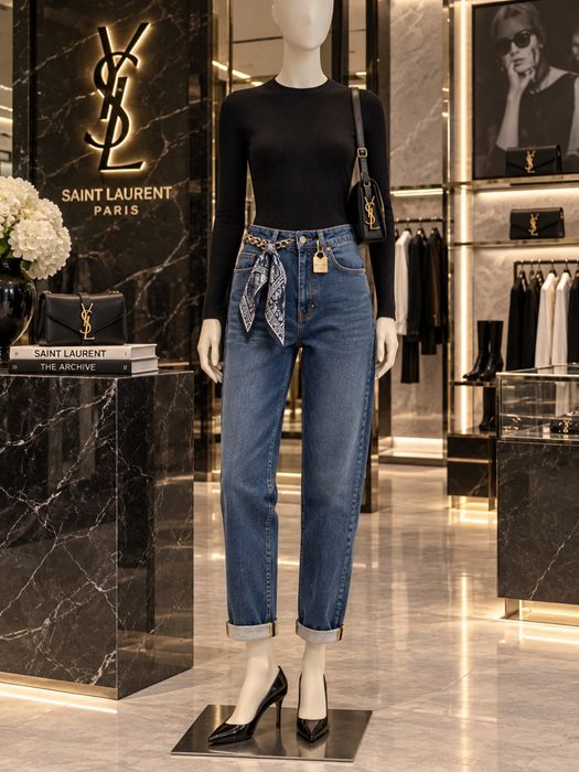 Дамски дънки YSL / Loewe