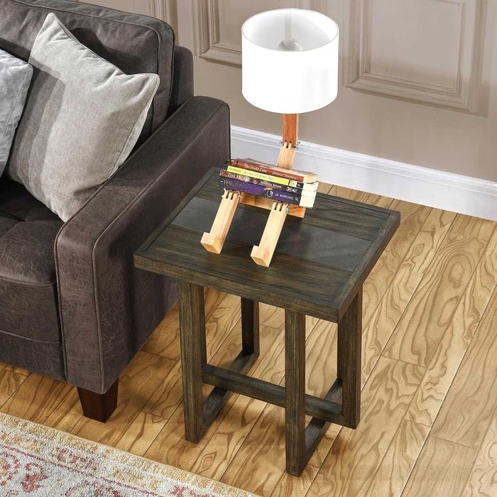 ПРОМОЦИЯ Холна маса от тополова дървесина и синтерован камък–CJZ-2319