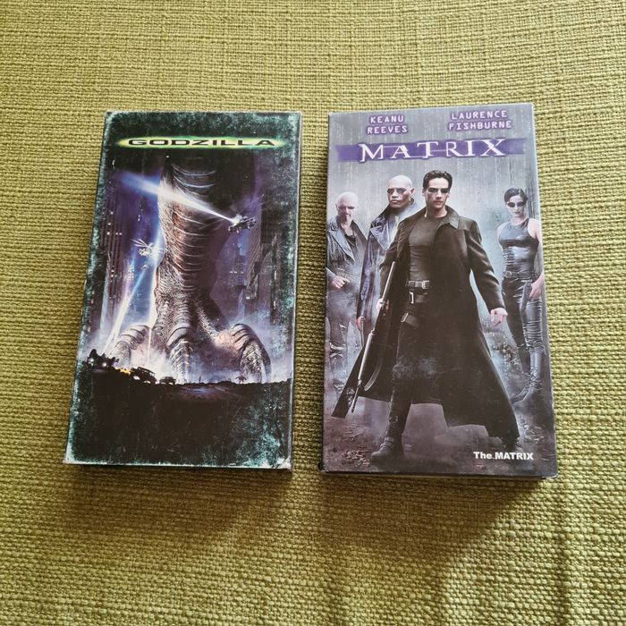 The Matrix Godzilla Filme Casete Video VHS Caseta Originale Romana