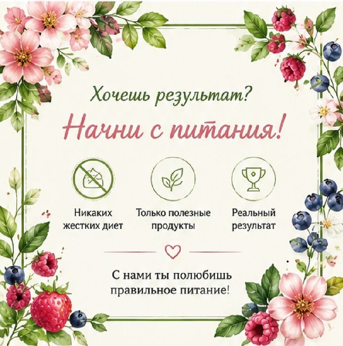 Составлю план Правильного Питания