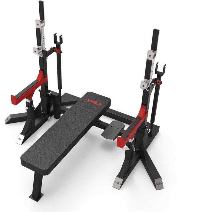 Професионална Лежанка Amila Power Lifting Bench, Фитнес Уред, Пейка