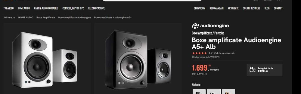 Boxe audioengine a5+