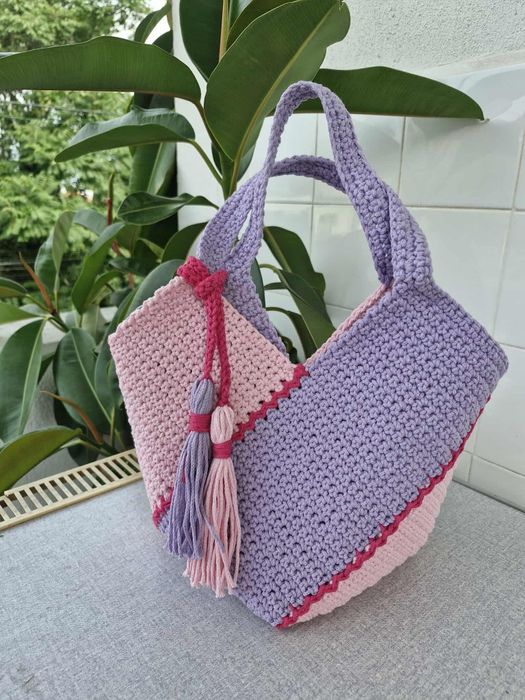 Плетена чанта на 1 кука