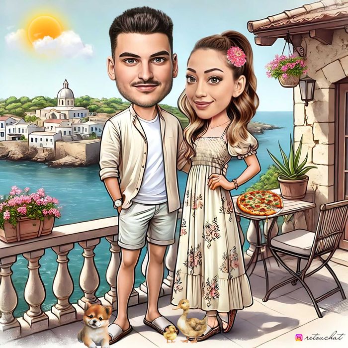 Caricaturi la comanda personalizate pentru evenimente cadou surpriza