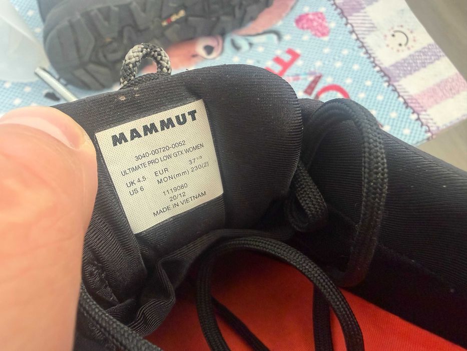 MAMMUT Ultimate Pro Low Gore-Tex''оригинални туристически обувки 37 номер
