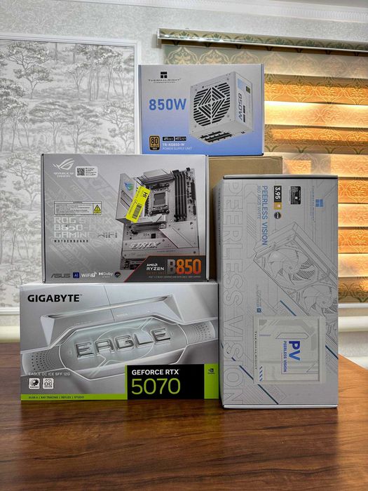 Игровой комьютер: Ryzen 7 7800X3D | RTX 5070 | DDR5 32GB | 1TB NVMe