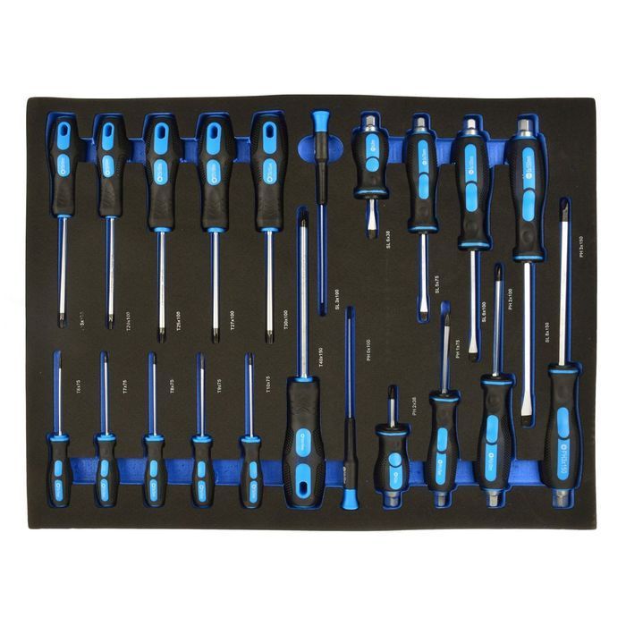 Modul dulap scule cu surubelnite  21 piese geko