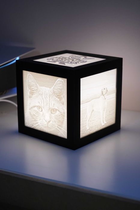 Light box, veioza de noapte personalizata