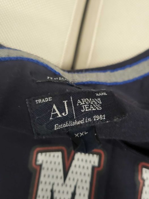 Блуза Emporio Armani XXL Тъмно син Светло син