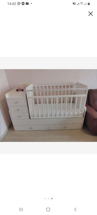 Детская кровать 2 в 1