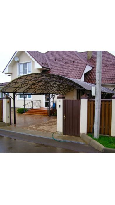 Навесы из поликорбоната