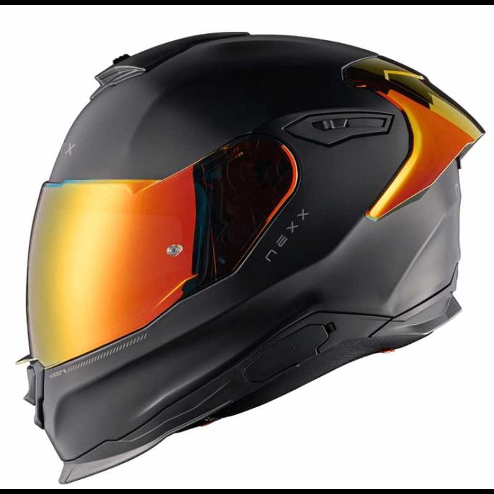 Каска NEXX Y100R SUBSONIC Black Red Matt