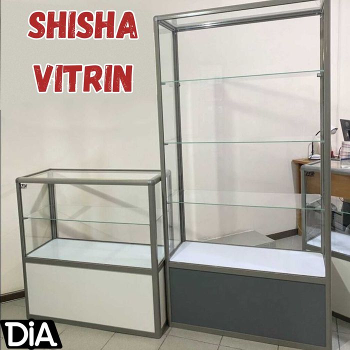 Oynaly vitrina, Акция, прилавки, savdo vitrinalar stellajlar