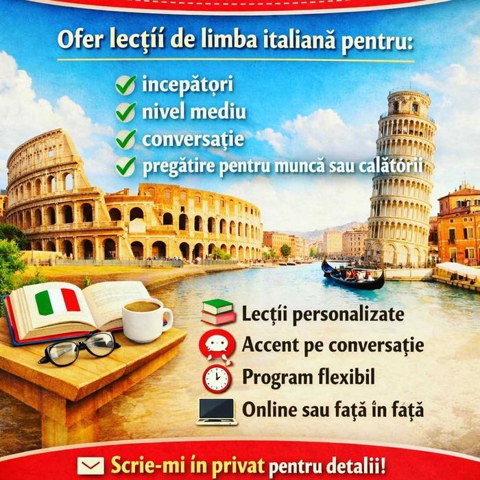 Meditatii online limba italiana