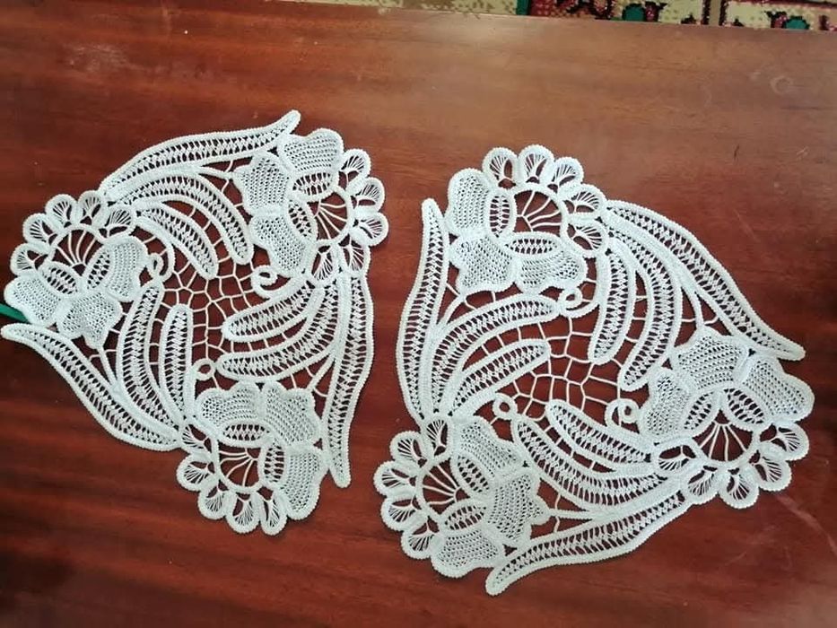 Vând set mileuri macrame lucrate manual. Plata ramburs. Dim 30x30 cm