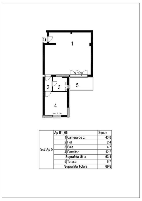 Apartament 2 camere cu rate fixe la dezvoltator pe 30 de ani Bragadiru — fotografia 3