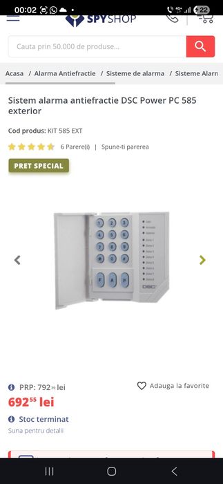 Sistem video
Pret 2500 ron
Sistem supraveghere video cu senzori de miscare si alarma complet functional..inchid salonul si nu mai am ce face cu e