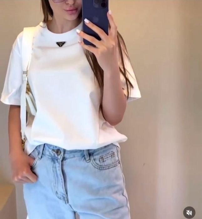 Люксовые футболки прада  новые по 10500 тенге