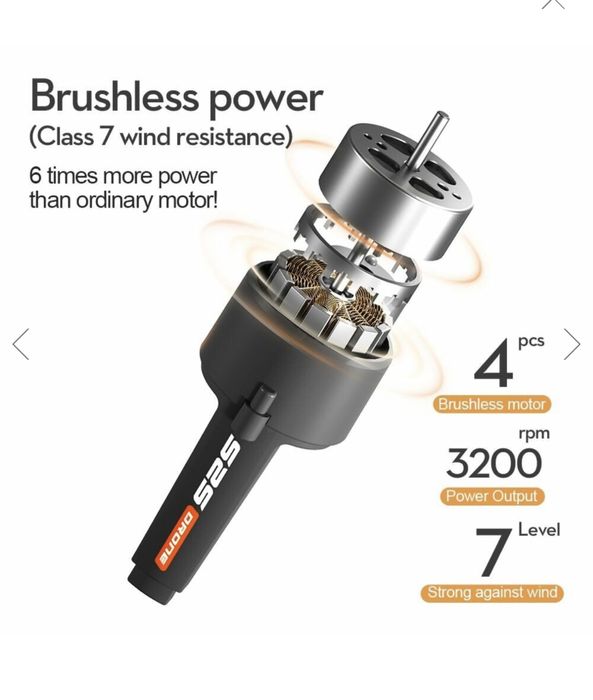 Drona S2S noua, Algena, 8K, 25 min zbor